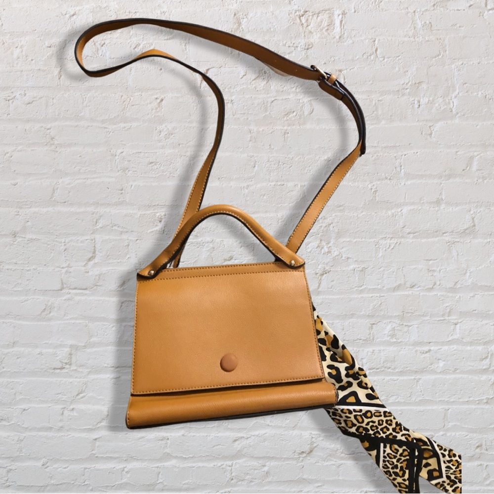 Mini brown/orange crossbody